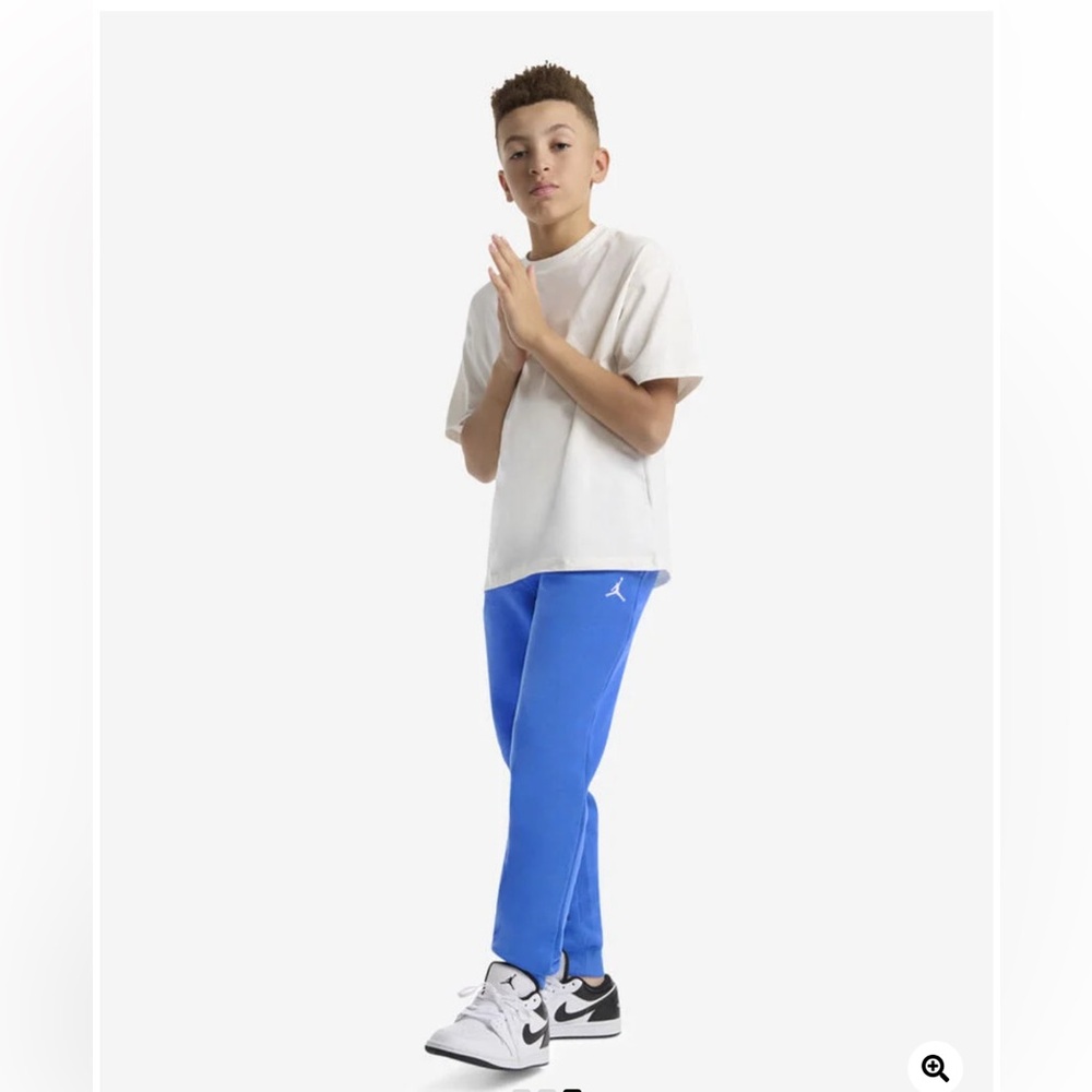 NWOT Jordan Nike Kids Bright Blue Sweatpants Size Large